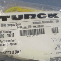 Turck PKG 4M2PSW 4M Electrical Sensor, Cable U9910817 125V 2A