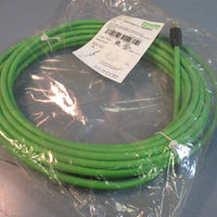 Murr Elektronik 7000-44511-7960800 Ethernet Cable M12 Male 8M 60V 4A NEW