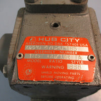 HUB CITY 022047620185 60:1WR 56C WORM GEAR REDUCER 1" Bore