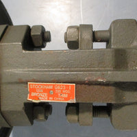 Stockham G623I Bronze Gate Valve 211/16" Bore 125 Flange 200WOG