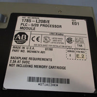 Allen Bradley PLC5/20 Processor Module Rev. E01 F/W E.2 Series E 1785L20B/E