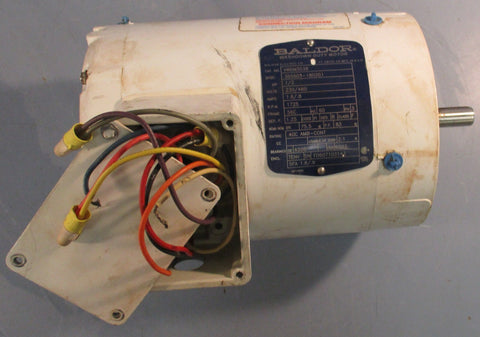 Baldor VWDM3538 Washdown Duty Motor 1/2HP 1725RPM 60Hz 460V 1.6A 56C Frame