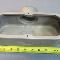 Appleton T68 Conduit Body 2" 3 Port FM8 Grayloy Iron T Body  NWOB