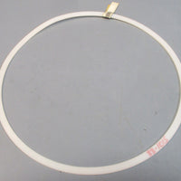 Lot of 3 White Teflon Gasket Ring 1/16" Thick, 101/8" ID, 107/8" OD NWOB