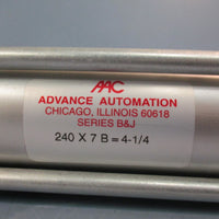 Advance Automation 240 x 7 B=4-1/4 Pnuemaatic Cylinder Series B&J