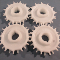 Lot of 4 Intralox Series 2400 Round Bore Sprocket  3.9" (99mm) PD 12T