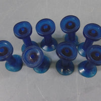 Vacuum Cup 1in Dia Blue Vinyl VC145 LOT OF 8