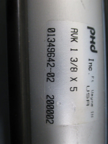 PHD AVK 1-3/8" Bore X 5" Stroke Air Cylinder - Used