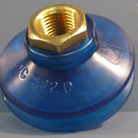 Vi Cas VC 322D Round Vacuum Cups 1/4 NPT Style J 2" Length Lot of 2