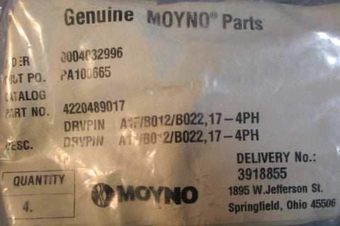 Genuine Moyno Parts 4220489017 Drive Pin A1F/B012/B022,174PH (Lot of 5)