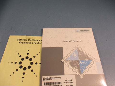 Agilent G1411-64000 ChemStore Client Connectivity SW License Kit 5040-9593