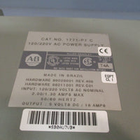 Allen Bradley Power Supply Module 120/220V 1771P7 C