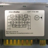 Allen Bradley 1734IB8 Ser D Point I/O Digital Input Module 130651 24VDC, 5mA In