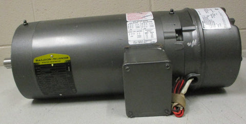 Baldor Reliance 25V961S910G1 Brake Motor Stearns 105601500BUF Brake 7/8" Shaft