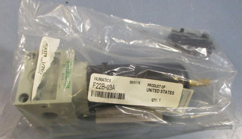 Numatics F22B-03A Particulate Air Filter Solenoid Valve F22B-03