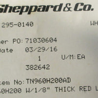 FN Sheppard TN960H200AD Timing Gearbelt 1/8" Thick Red Linatex 960H200 Sealed