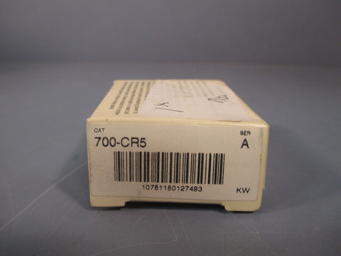 Allen-Bradley Contact Cartridge Type R Relay Ser. A 700-CR5