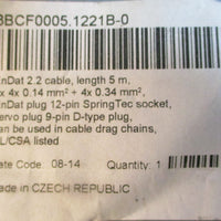 Heidenhain 8BCF0005.1221B-0 Servo Motor Cable EnDat 2.2 Cable 5m Long