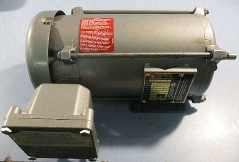 Baldor Electric Motor 34-5426W369 115 volts 1725 RPM  1/2" shaft dia