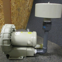 Gast Regenair R5325A2 Regenerative Blower Solberg FS31P250 & Noise Dampener