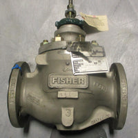 Fisher 3" Globe Control Valve SST/ENC EQ 0/0 TFE Seat 3-7/16" Port Type ET