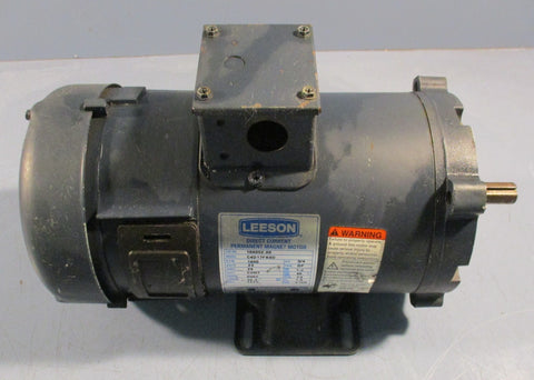Leeson 3/4 HP DC Motor 108052.00 C4D17FK8D 1800 RPM 5/8" Shaft Dia .75 HP