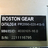 Boston Gear PR2090020KSS403010116.0 Gearbox 90° 20:1