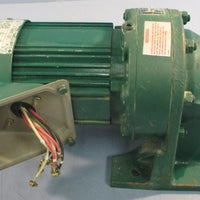 Sumitomo SMCyclo CNHMS024105YA17 Gearmotor 17:1 Ratio 1/4HP 11/8" Shaft Dia
