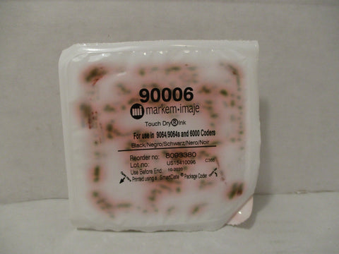 MarkemImaje Touch Dry Ink 90006 BLACK for 9064/9064s/6000 Coders LOT OF 11