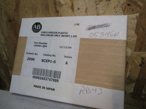ALLENBRADLEY BULLETIN # 2090 FIBER OPTIC CABLE SERIES A SCEP10 195591Q04