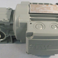 Sew Eurodrive WA10 DRN63MS4/TF Gearmotor 3PH 1380/42RPM 0.12kW 5/8" Shaft Dia