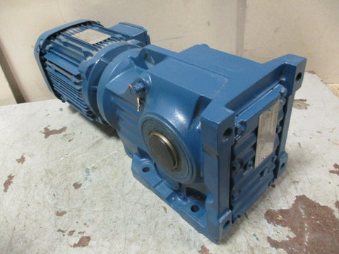 Sew Eurodrive KA67BDRE90L4/DH Gear Motor 2 HP 25 RPM Final Out 230/460 Volt