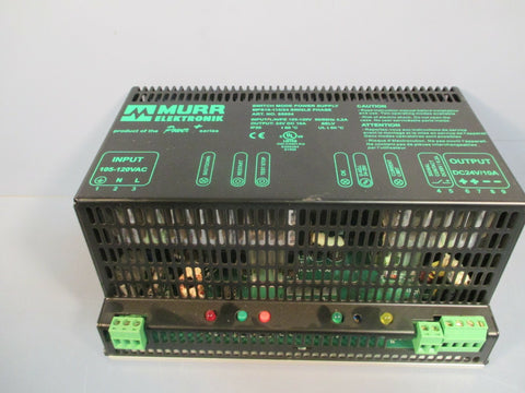 MURR ELEKTRONIK SINGLE PHASE SWITCH MODE POWER SUPPLY MPS10110/24