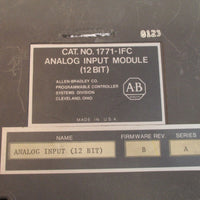 Allen Bradley 1771IFC Analog Input Module 12 Bit Series A Used