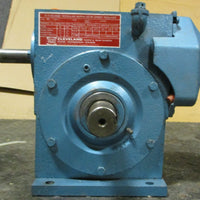 Cleveland Worm Gear Reducer Size 35 30:1 Ratio 1.0 SF 1" and 11/2" Shaft Dia