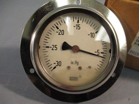 WIKA 9767185 Pressure Gauge Type: 213.53 2.5" 1/4 NPT/CBM Range: 0/30"HG VAC