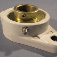 AMI 13/16" WIDE SET SCREW WHITE 2BOLT FLANGE UCNFL20619W