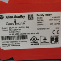 Allen Bradley 440RB23211 Guardmaster MSR117T Safety Relay Series A