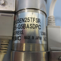 SMC CDG5EN25TFSR Air Cylinder 25 mm Bore 25 mm Stroke 24V VDC