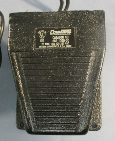 Control International 863100000 Foot Switch w/ Archer 600V Hookup Wire