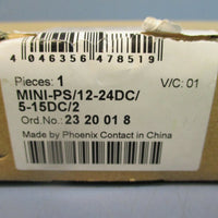 Phoenix Contact MINIPS/1224DC/515DC/2 V/C:01 PrimarySwitched Converter