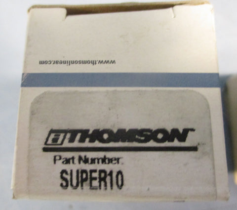 Thomson Super10 Super Linear Ball Bearing 5/8" ID Self Aligning (Lot of 2)