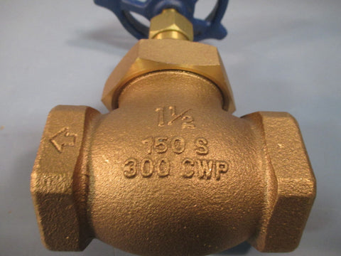 BRONZE BODY GLOBE VALVE 1/12" NPT 150SWP 300CWP T211Y
