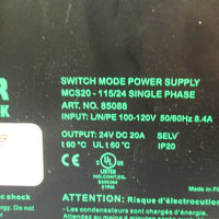 Murr Electronik MCS10115/24 Switch Mode Power Supply 24VDC 10A Out 100120V In