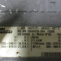 Gardner Denver L 300 2BV51210KH038SZ Vacuum Pump 7.5/11.4kW 5/8" Shaft Dia