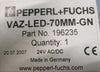 Pepperl + Fuchs VAZ-LED-70MM-GN Green Light Module 24VAC/DC 196235