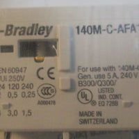 Allen Bradley 140M-C-AFA10 Series A Auxiliary Contact 240VAC 5A