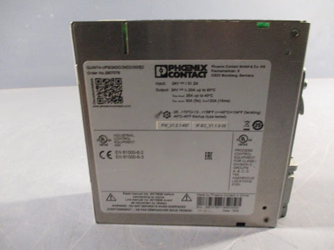PHOENIX CONTACT UNINTERRUPTIBLE POWER SUPPLY QUINT4-UPS/24DC/24DC/20/EC