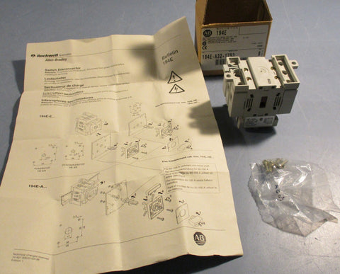 AllenBradley 194EA321753 Load Switch Base Mount 32A Series B