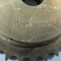 Tsubaki H40B28X3/4 Roller Chain Sprocket 3/4" Bore Keyed 28 Teeth Lot of 2
